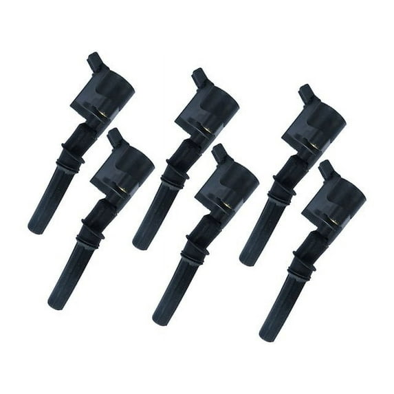 Ignition Coil Kit - Compatible with 2002 Ford E-550 Econoline Super Duty 6.8L V10 GAS