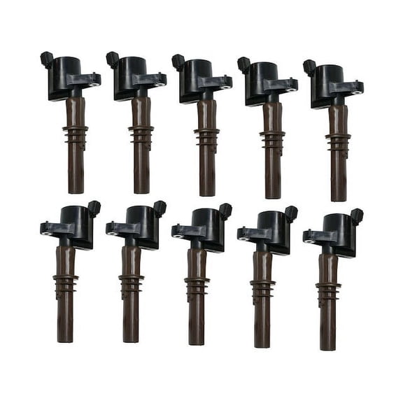 Ignition Coil Kit - Compatible with 2012 - 2013, 2015 - 2019 Ford F650 6.8L V10 2016 2017 2018