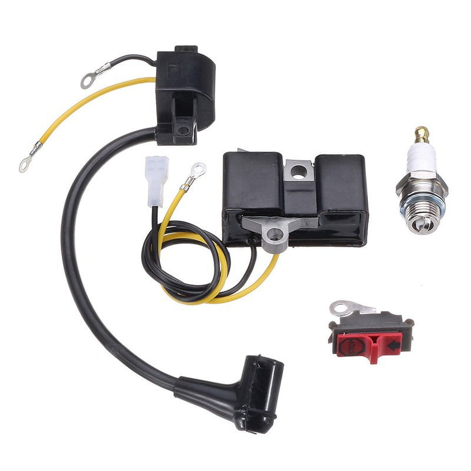 Zündspule Zündkerze Stop Schalter Kit Fit Für Husqvarna 61 66 162 266
