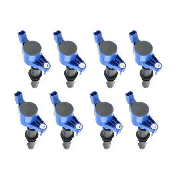 Ignition Coil Kit - Super Blue Upgrade - Set of 8 - Compatible with 2004 - 2008 Ford F-150 5.4L V8 2005 2006 2007