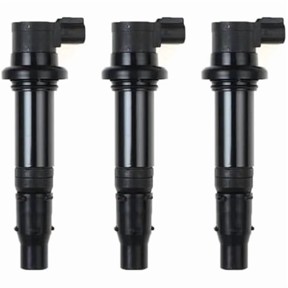 Ignition Coil Pack 3PCS Replacement for Yamaha YZF R1, R6, R6S, VMX V Max 2002–2017, Fits Select Models, Replaces 5VY-82310-00-00 F6T558 F6T560