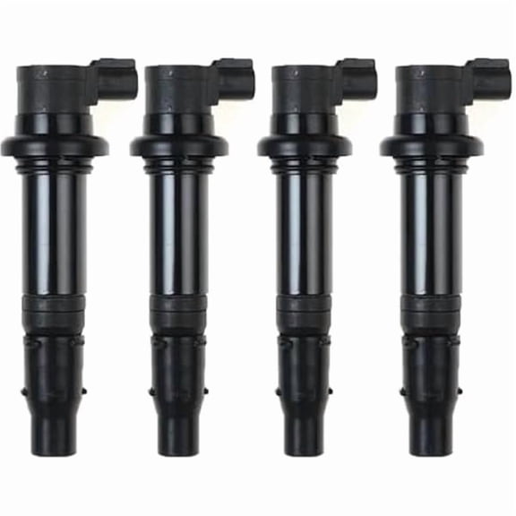 Ignition Coil Pack 4PCS Replacement for Yamaha YZF R1, R6, R6S, VMX V Max 20022017, Fits Select Models, Replaces 5VY-82310-00-00 F6T558 F6T560