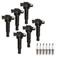 thumbnail image 1 of Ignition Coil and Platinum Spark Plug Compatible with Kia Optima Hyundai Santa Fe 2.7L UF554 Fits select: 2007-2009 HYUNDAI SANTA FE GLS, 2006 KIA OPTIMA LX/EX, 1 of 3