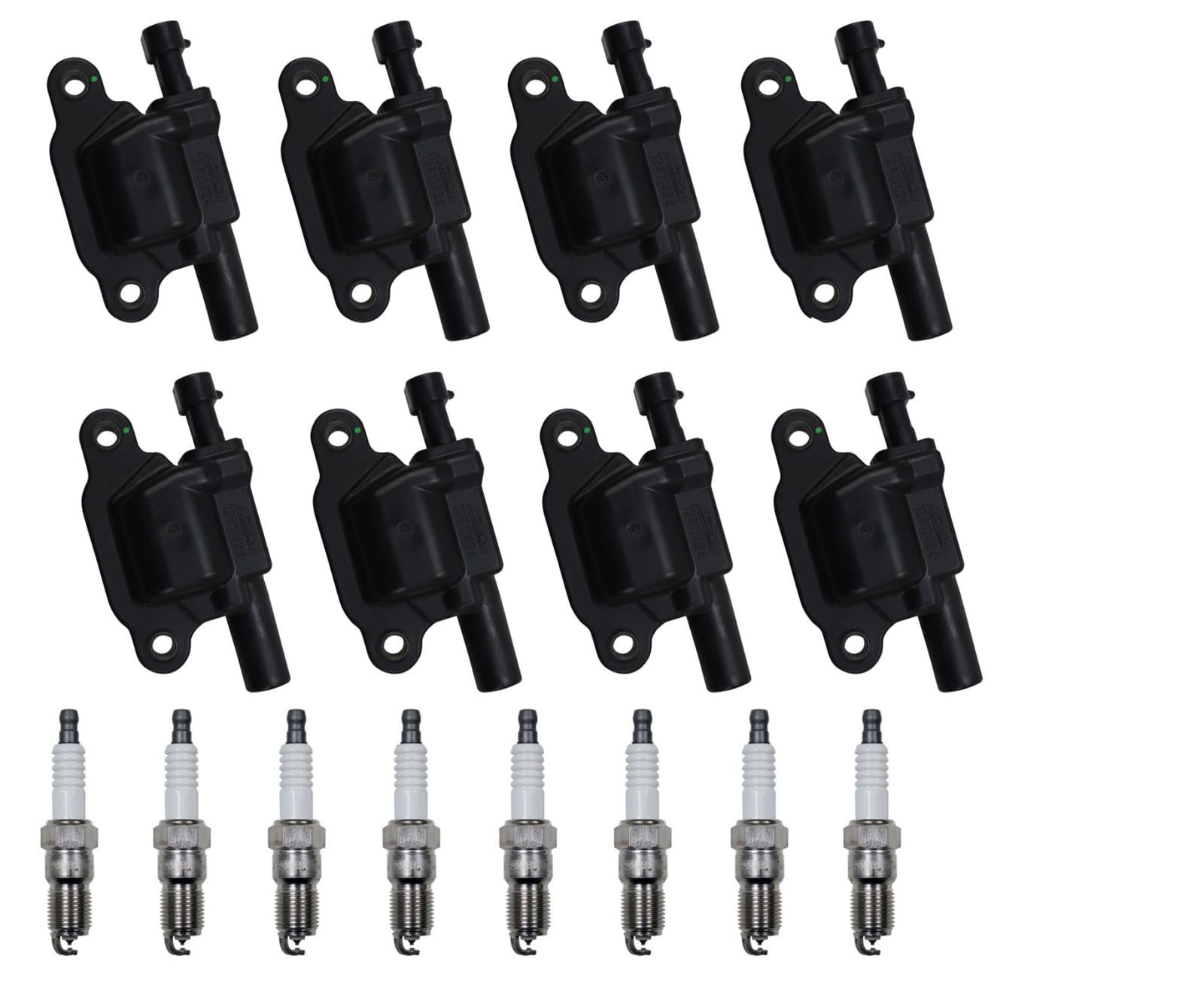 Ignition Coil & Platinum Spark Plugs Kit For 2007-2014 Chevrolet Tahoe 5.3L