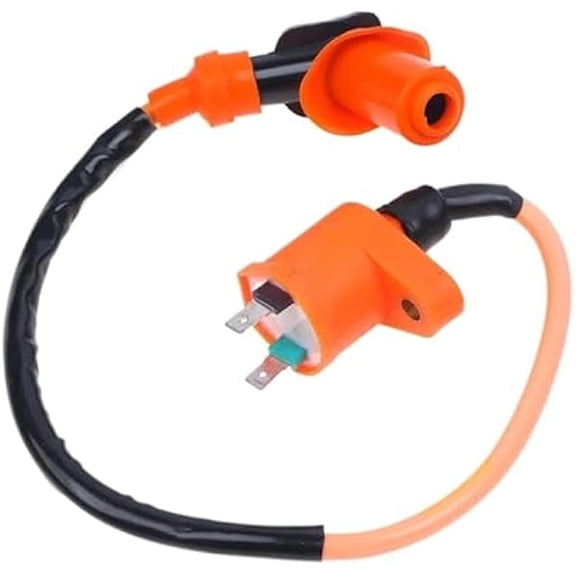 Ignition Coil Replacement for GY6, 50, 60, 80, 100, 125, 150cc, 50-150cc, ATV, 50cc, 60cc, 80cc, 100cc, 125cc, Engine, Replaces 150cc, 50-150cc, 100cc, 125cc