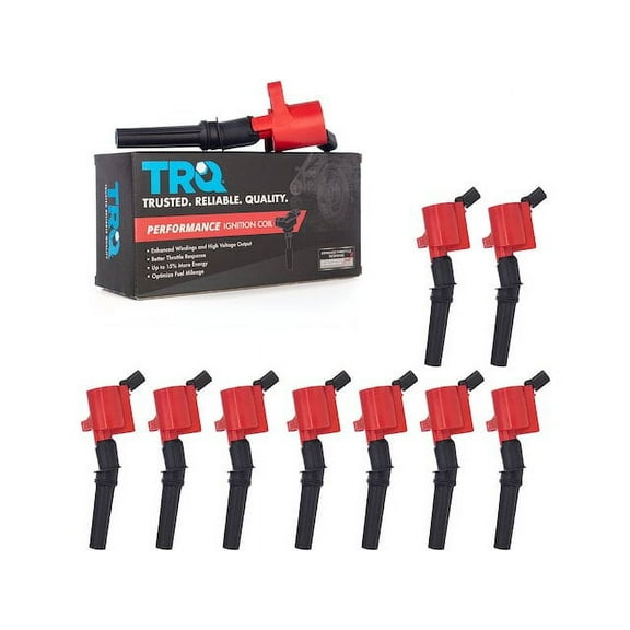 Ignition Coil Set 10 Piece - Compatible with 2000 - 2005 Ford Excursion 6.8L V10 2001 2002 2003 2004