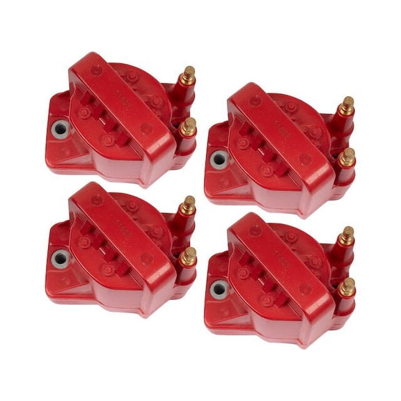 Ignition Coil Set 4 Piece - Compatible with 1990 - 1995 Chevy Corvette ZR-1 5.7L V8 1991 1992 1993 1994