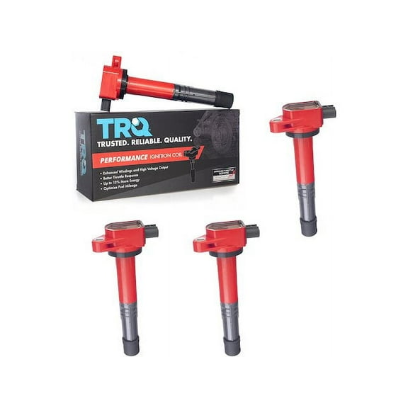 Ignition Coil Set 4 Piece - Compatible with 2008 - 2012 Honda Accord 2.4L 4-Cylinder 2009 2010 2011