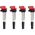 thumbnail image 1 of Ignition Coil Set 4 Piece - Compatible with 2012 - 2016 BMW 328i 2.0L 4-Cylinder 2013 2014 2015, 1 of 2