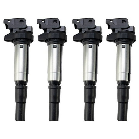Ignition Coil Set 4 Piece - Compatible with 2012 - 2016 BMW 528i xDrive 2013 2014 2015