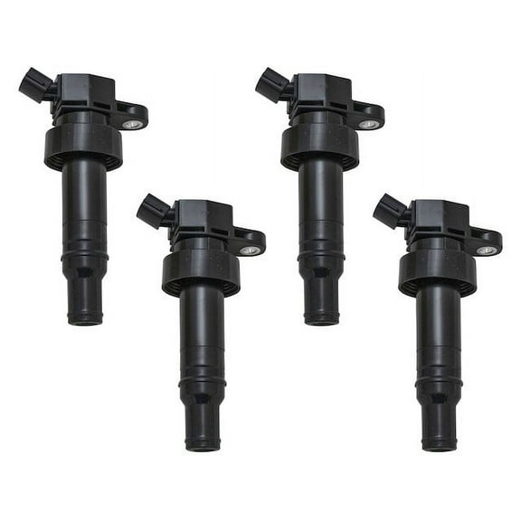 Ignition Coil Set 4 Piece - Compatible with 2012 - 2019 Kia Soul 1.6L 4-Cylinder 2013 2014 2015 2016 2017 2018