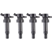 Ignition Coil Set 4 Piece - Compatible with 2012 - 2019 Kia Soul 2013 2014 2015 2016 2017 2018