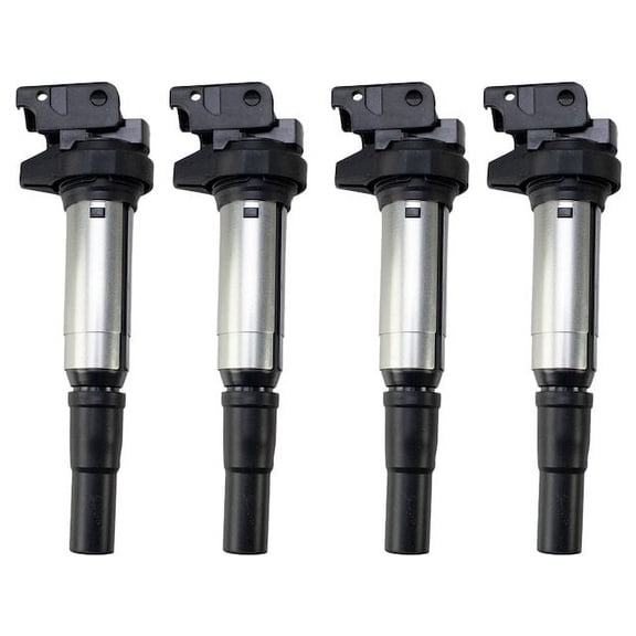 Ignition Coil Set 4 Piece - Compatible with 2013 - 2016 Mini Cooper Paceman 1.6L 4-Cylinder Naturally Aspirated 2014 2015