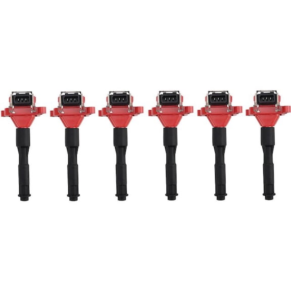 Ignition Coil Set 6 Piece - Compatible with 2001 - 2002 BMW 330i 3.0L 6-Cylinder