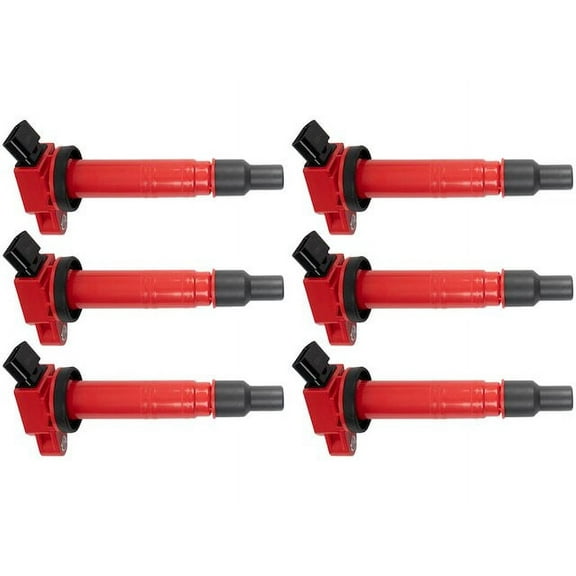 Ignition Coil Set 6 Piece - Compatible with 2005 - 2015 Toyota Tacoma 4.0L V6 2006 2007 2008 2009 2010 2011 2012 2013 2014