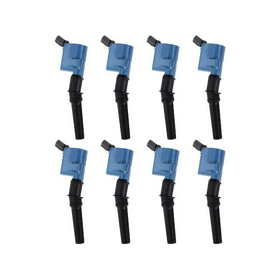 Ignition Coil Set 8 Piece - Compatible with 1999 - 2016 Ford E-350 Super Duty 2000 2001 2002 2003 2004 2005 2006 2007 2008 2009 2010 2011 2012 2013 2014 2015