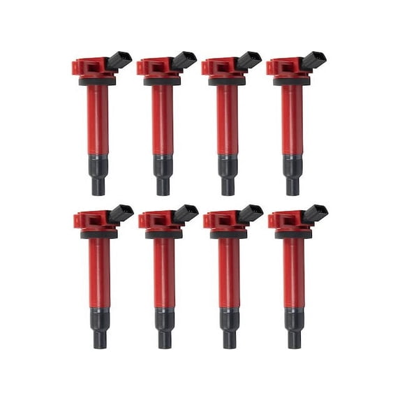 Ignition Coil Set 8 Piece - Compatible with 2001 - 2009 Toyota Sequoia 4.7L V8 2002 2003 2004 2005 2006 2007 2008