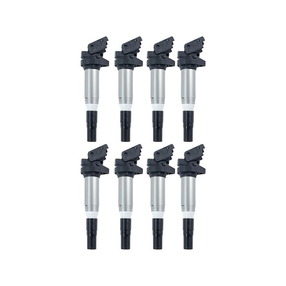 Ignition Coil Set 8 Piece - Compatible with 2006 - 2010, 2012 - 2016 BMW 650i 2007 2008 2009 2013 2014 2015