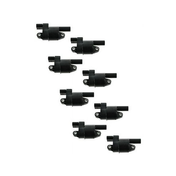 Ignition Coil Set 8 Piece - Compatible with 2007 - 2014 Chevy Suburban 1500 2008 2009 2010 2011 2012 2013
