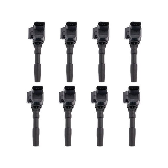 Ignition Coil Set 8 Piece - Compatible with 2015 - 2018 Audi RS7 4.0L V8 2016 2017