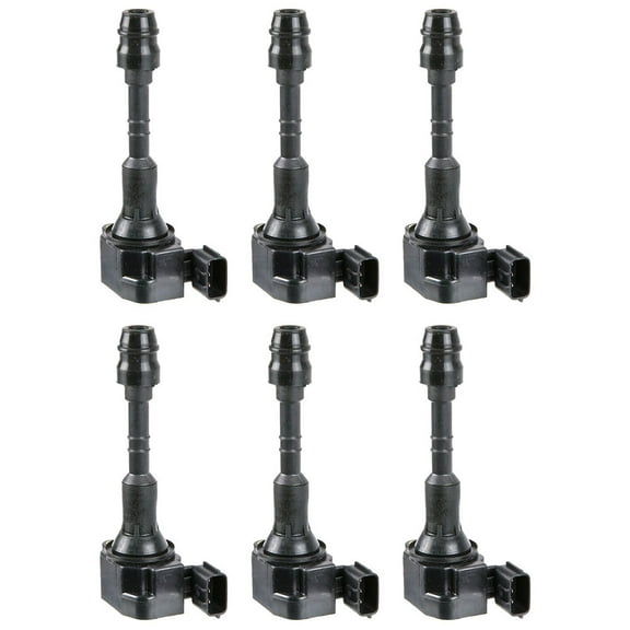 Ignition Coil Set For Nissan Frontier Pathfinder Xterra Altima Maxima Quest Murano Infiniti I35 QX4 V6 - Set of 6 - BuyAutoParts