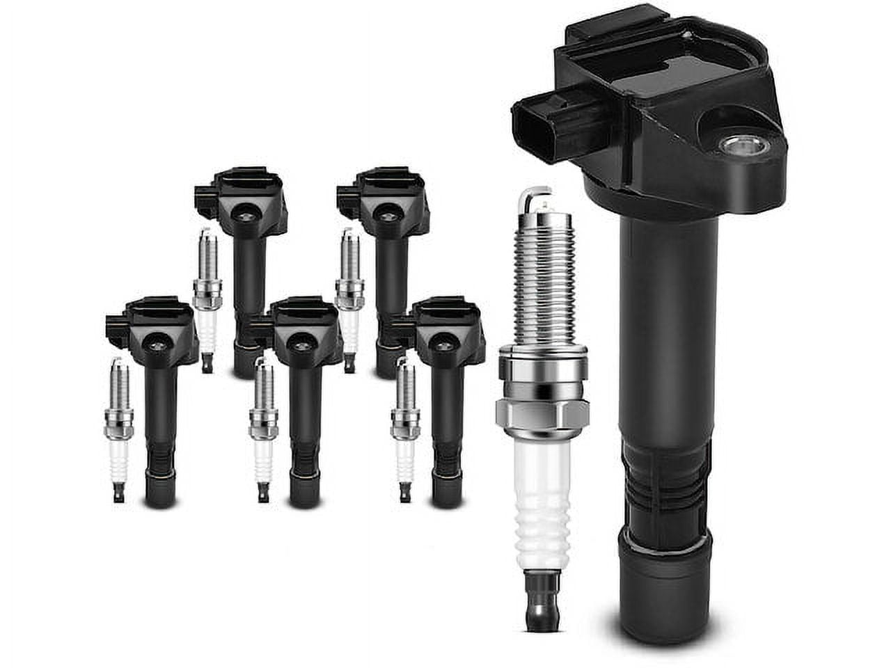 Ignition Coil Set with Spark Plugs 12 - Compatible with 2013 - 2017 Honda Accord 3.5L V6 GAS - Autopart Premium