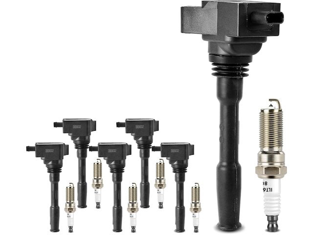 Ignition Coil Set with Spark Plugs 12 - Compatible with 2018 - 2021 Ford F-150 2.7L V6 - Autopart Premium