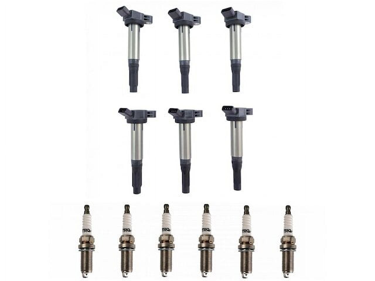 Ignition Coil Set with Spark Plugs 12 Piece Compatible with 2008 2016 Toyota Highlander 2009