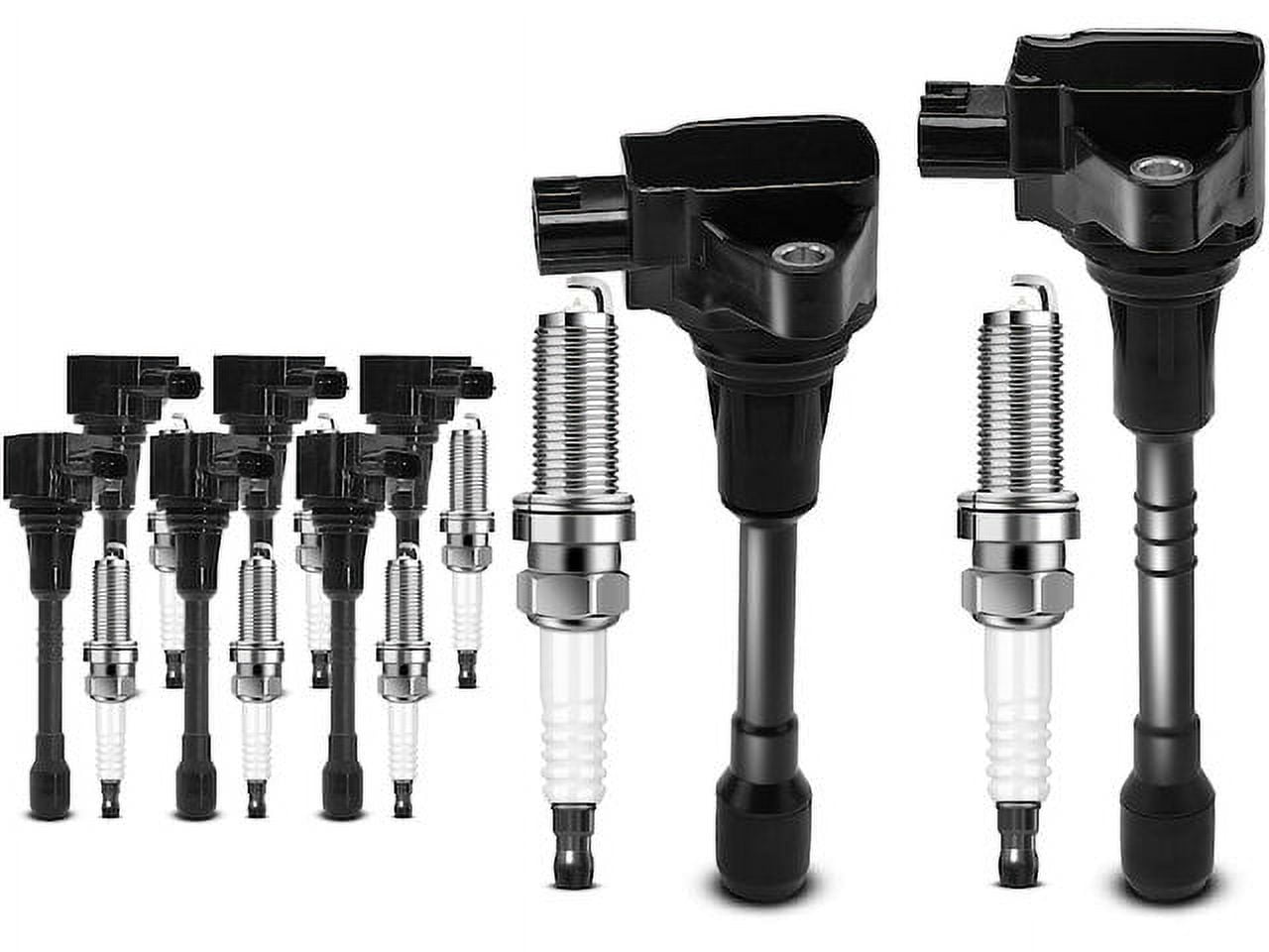 Ignition Coil Set with Spark Plugs 16 - Compatible with 2011 - 2013 INFINITI QX56 Base Sport Utility 4-Door 5.6L V8 GAS - Autopart Premium