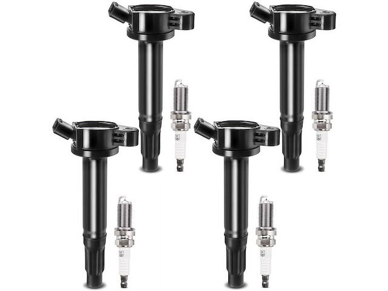 Ignition Coil Set with Spark Plugs 4 - Compatible with 2010 - 2017 Toyota Camry 2.5L 4-Cylinder - Autopart Premium