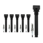 Ignition Coil Set with Spark Plugs 6 - Compatible with 2011 - 2016 Chrysler Town & Country 3.6L V6 - Autopart Premium
