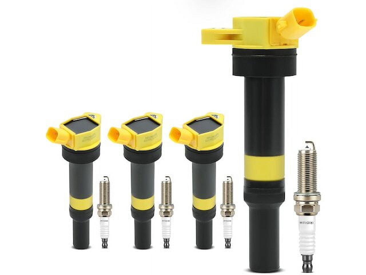 Ignition Coil Set with Spark Plugs 8 - Compatible with 2012 - 2019 Kia Soul 2.0L 4-Cylinder - Autopart Premium