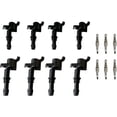 thumbnail image 1 of Ignition Coil Set with Spark Plugs - Compatible with 2007 - 2008 Ford Explorer Sport Trac 4.6L V8 - Replacement, 1 of 3