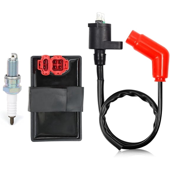 Ignition Coil Spark Plug CDI Box Fit for 1994-1997 HONDA FourTrax 300 TRX300 2x4 TRX300FW 4x4, Replace 30410-HM5-505 31600-HC5-970