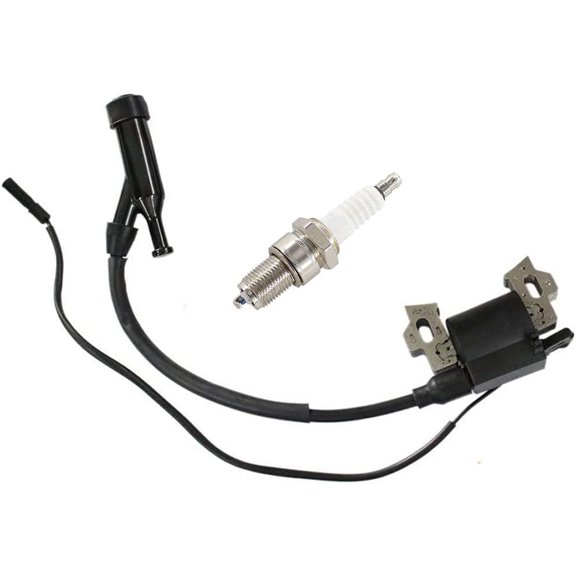 Ignition Coil Spark Plug for Generac 2500PSI 2700PSI 2.3GPM 196CC 6.5HP Pressure Washers Champion Power 3500 4000 Watt Gas Engine Generator PowerSports CT200U Trail200
