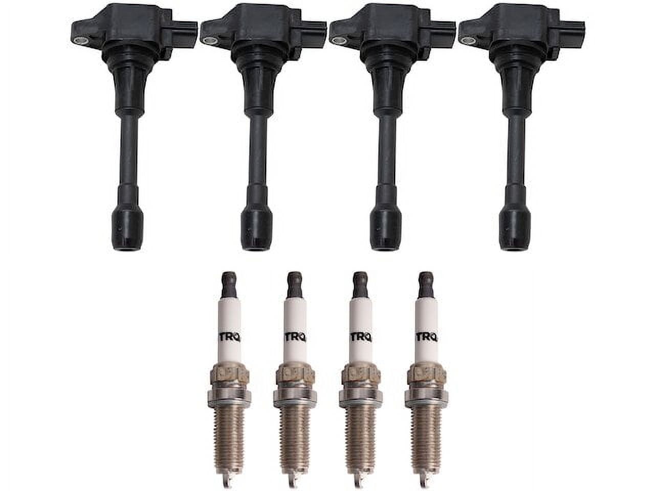 Ignition Coil and Spark Plug Kit 8 Piece Compatible with 2005 2019