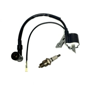 Ignition Coil and Spark Plug For Predator 79CC 99CC Gas Engine 1" Water Pump For WEN 1800W For Champion For UST 1200W 1350W Generator For Coleman Powersports CK100-S CT100U CC100X GoKart MiniBike