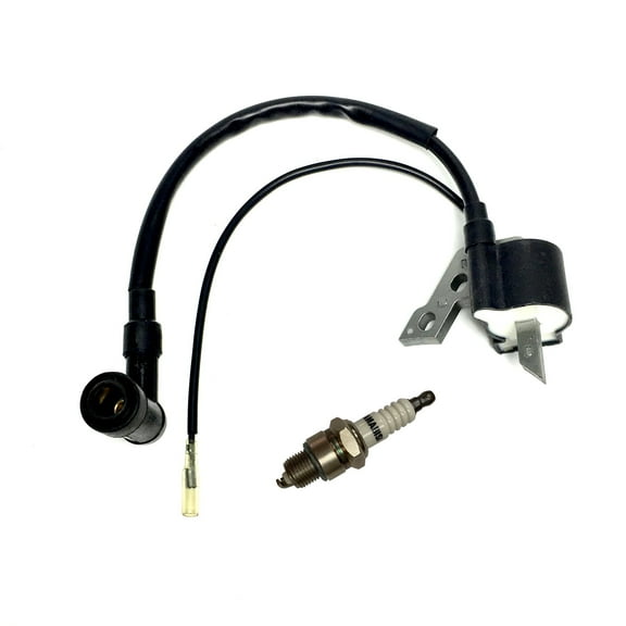 Ignition Coil and Spark Plug For Predator 79CC 99CC Gas Engine 1" Water Pump For WEN 1800W For Champion For UST 1200W 1350W Generator For Coleman Powersports CK100-S CT100U CC100X GoKart MiniBike