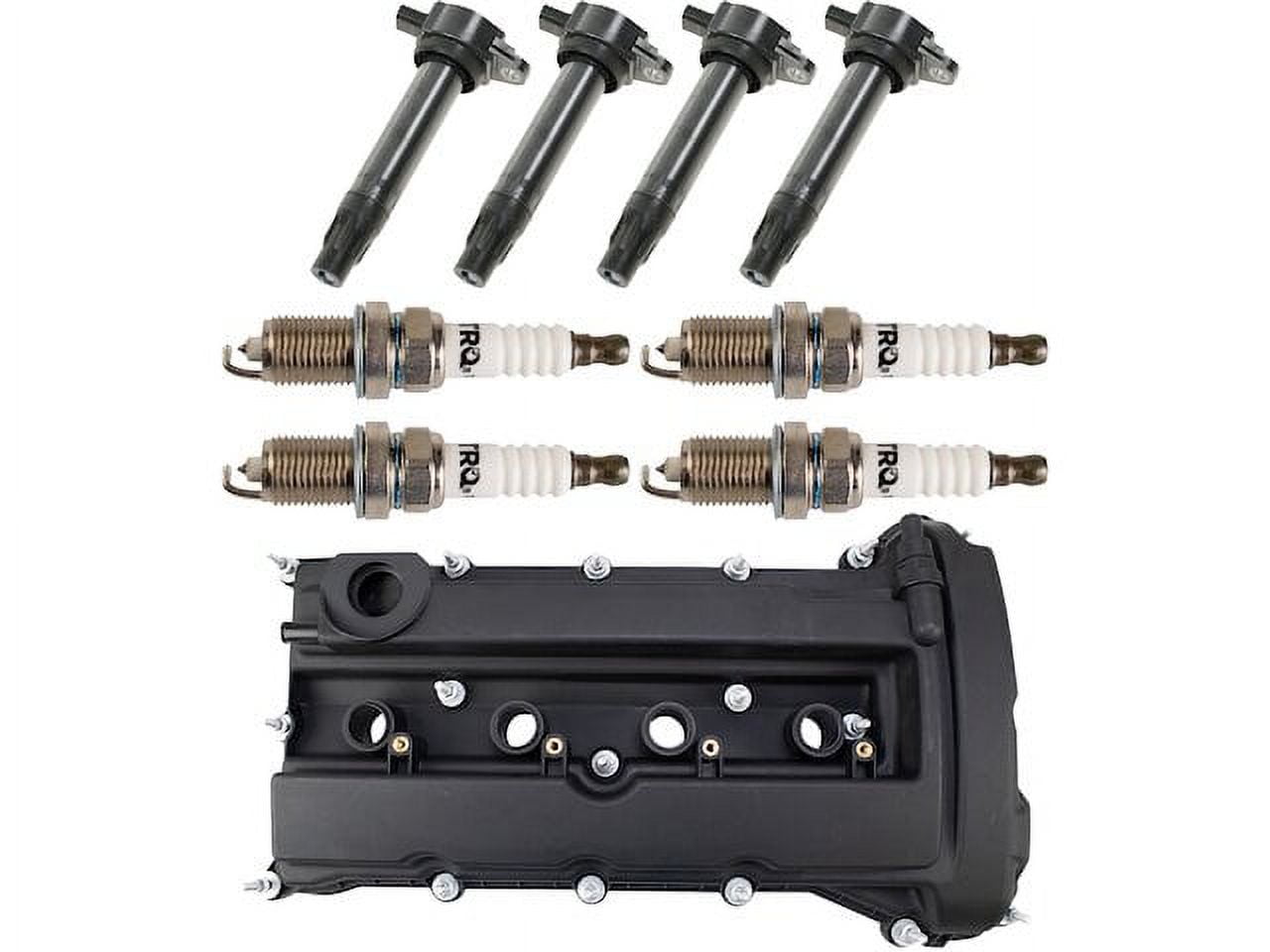 Ignition Coil Spark Plug Valve Cover Kit 9 Piece Compatible with 2007