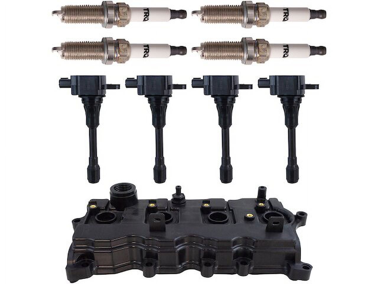 Ignition Coil Spark Plug Valve Cover Kit Compatible with 2007 2013 Nissan Altima Coupe 2.5L