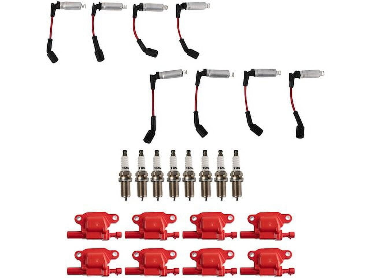 Ignition Coil Spark Plug and Wire Set 17 Piece Compatible with 2007