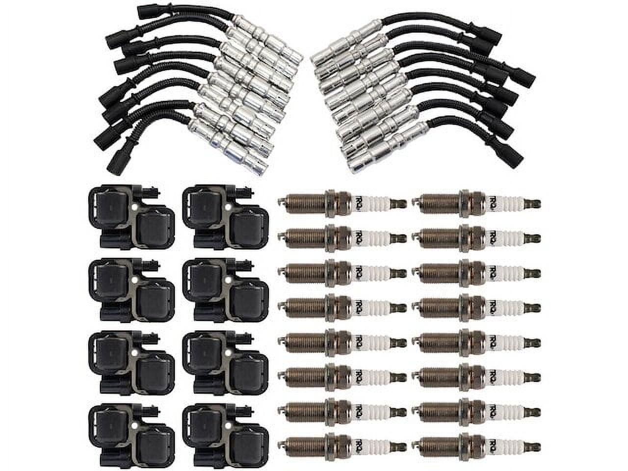 Ignition Coil Spark Plug and Wire Set 25 Piece - Compatible with 2000 ...