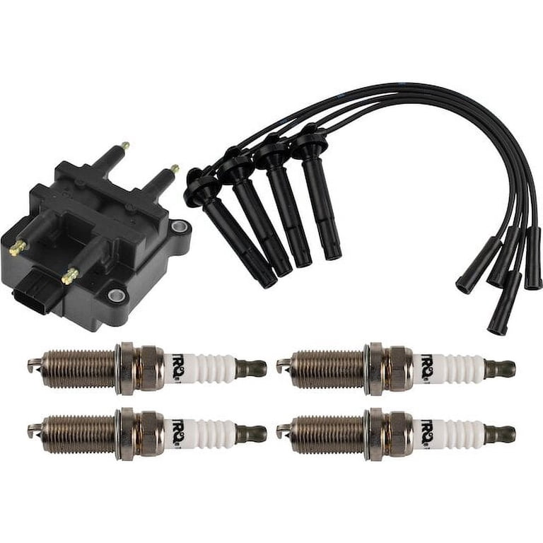 X AUTOHAUX Car Spark Plug Coil Wires Ignition Coil Harness Cable Fit for Subaru Forester Legacy Impreza 2.5L 2005-2011 No.22454-AA140/22451-AA940