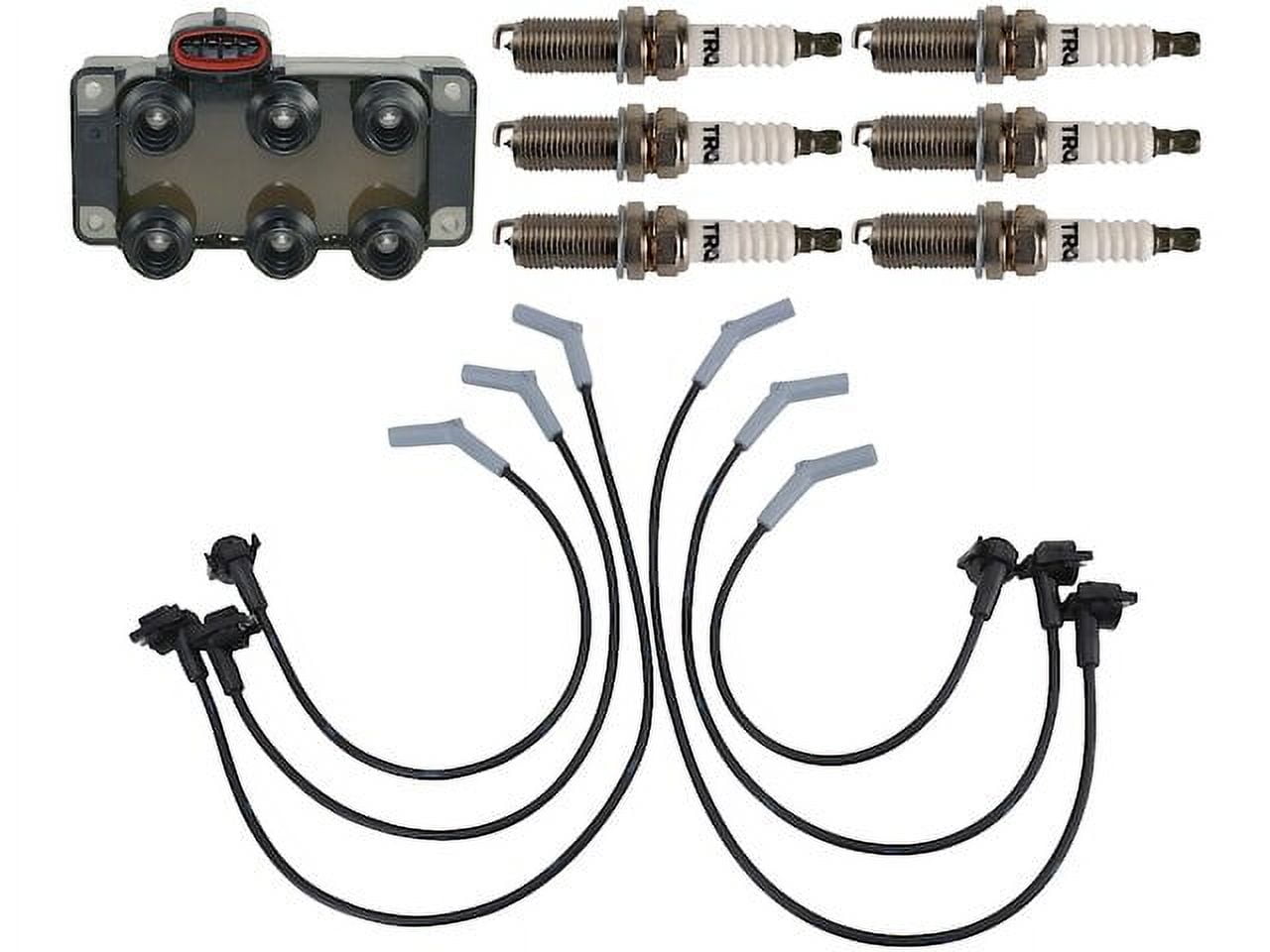 Ignition Coil Spark Plug and Wire Set 8 Piece - Compatible with 1998 ...