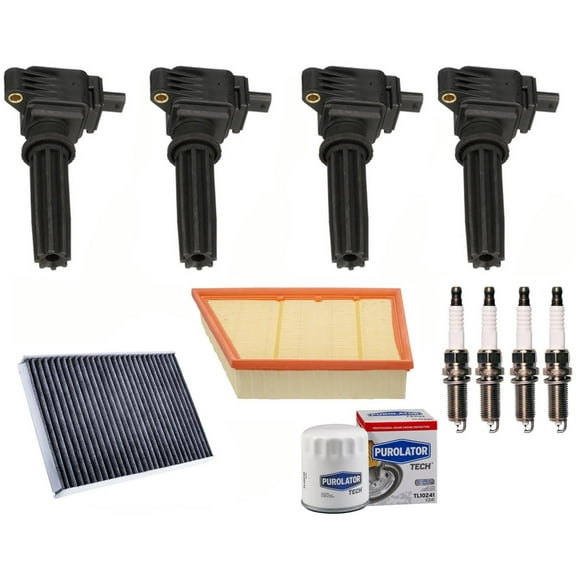 Ignition Coil Spark Plugs Filters For 2012-2017 Land Rover Range Rover Evoque