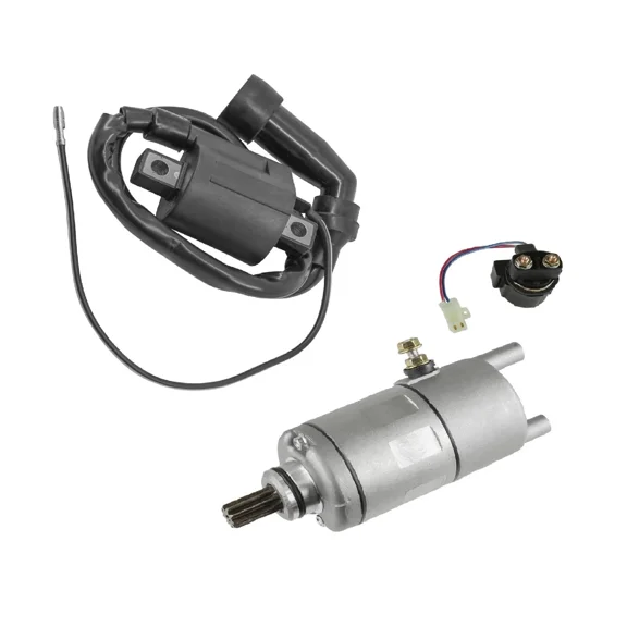 Ignition Coil & Starter w/Relay Yamaha Moto-4 200 YFM200 1985-1989