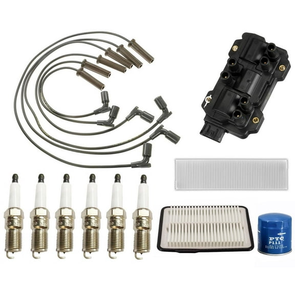 Ignition Coil Wires Spark Plugs & FIlters For Chevrolet Equinox 3.4L 2005-2009
