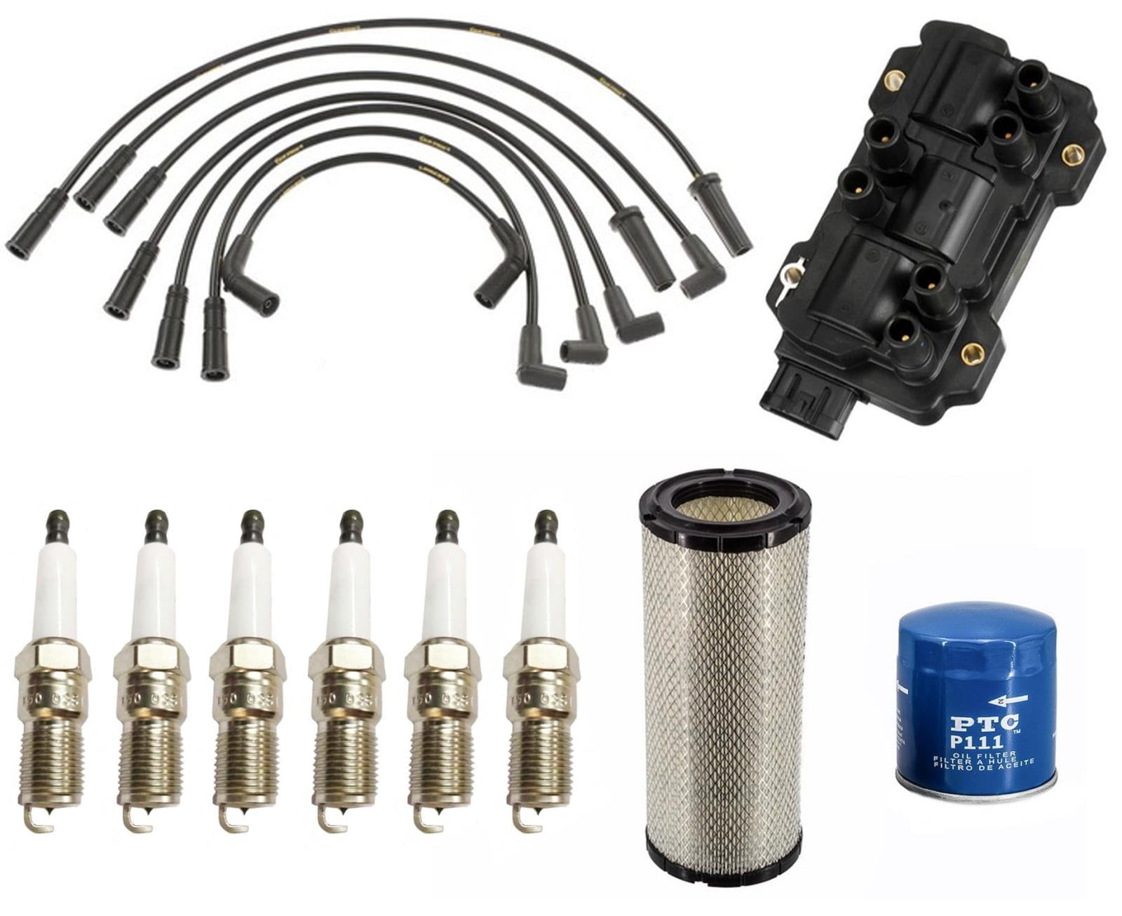 Ignition Coil Wires Spark Plugs & FIlters For Chevrolet Express 1500 4 ...