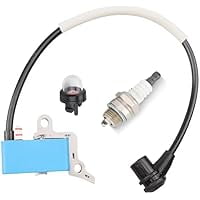 Ignition Coil With Spark Plug Replacement For SRM-420ESAR SRM-420ES, Replaces A411001371, Stable Spark Output, Aftermarket Replacement