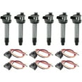thumbnail image 1 of Ignition Coil and Connector Kit 12 Piece - Compatible with 2004 - 2008 Toyota Highlander 3.3L V6 2005 2006 2007, 1 of 3